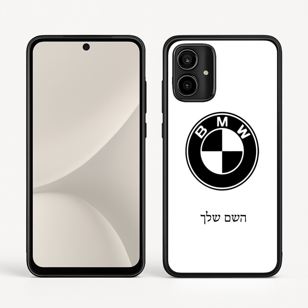כיסוי בעיצוב אישי עם השם שלך לדגם - Motorola Moto G54 בעיצוב ב.מ.וו