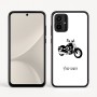 כיסוי בעיצוב אישי עם השם שלך לדגם - Motorola Moto G54 בעיצוב הארלי-דיווידסון