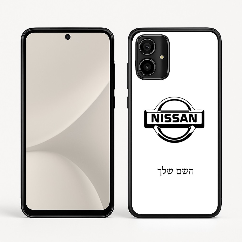 כיסוי בעיצוב אישי עם השם שלך לדגם - Motorola Moto G54 בעיצוב ניסאן