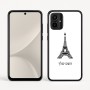 כיסוי בעיצוב אישי עם השם שלך לדגם - Motorola Moto G54 בעיצוב מגדל אייפל
