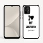כיסוי בעיצוב אישי עם השם שלך לדגם - Motorola Moto G54 בעיצוב אוהב את החברה שלי
