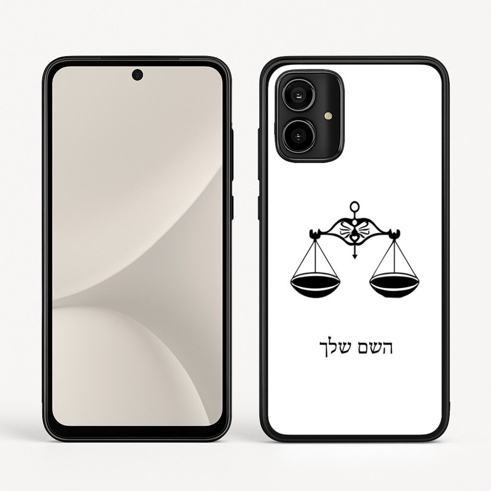 כיסוי בעיצוב אישי עם השם שלך לדגם - Motorola Moto G54 בעיצוב מזלות - מאזניים