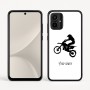 כיסוי בעיצוב אישי עם השם שלך לדגם - Motorola Moto G54 בעיצוב מוטוקרוס