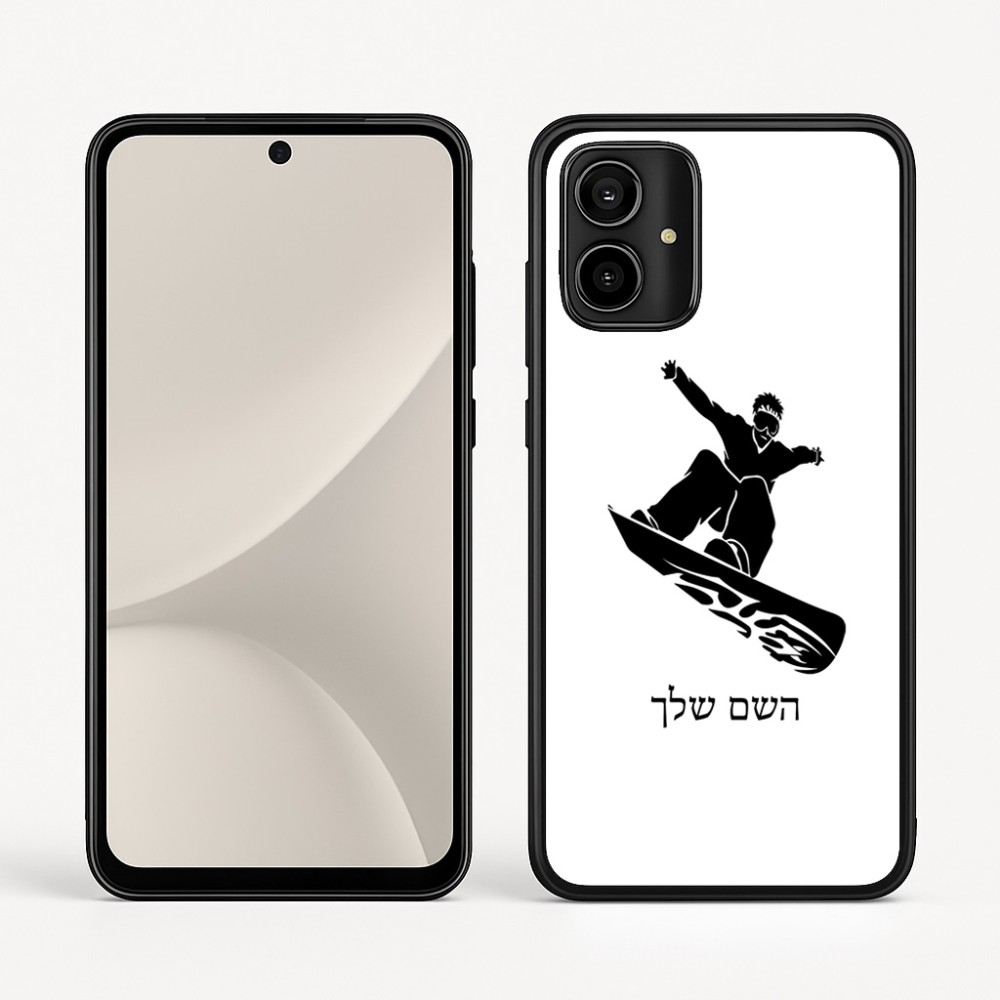 כיסוי בעיצוב אישי עם השם שלך לדגם - Motorola Moto G54 בעיצוב סנובורדיסט