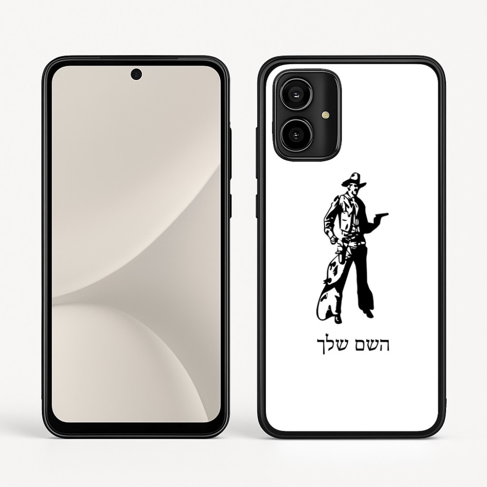 כיסוי בעיצוב אישי עם השם שלך לדגם - Motorola Moto G54 בעיצוב קאובוי המערב הפרוע