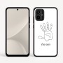כיסוי בעיצוב אישי עם השם שלך לדגם - Motorola Moto G54 בעיצוב יד