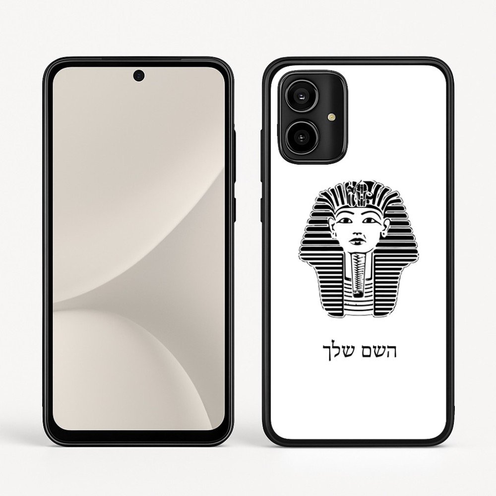 כיסוי בעיצוב אישי עם השם שלך לדגם - Motorola Moto G54 בעיצוב פרעה - תות ענח' אמון מצרי