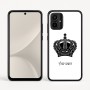 כיסוי בעיצוב אישי עם השם שלך לדגם - Motorola Moto G54 בעיצוב כתר מלכותי
