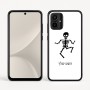 כיסוי בעיצוב אישי עם השם שלך לדגם - Motorola Moto G54 בעיצוב סקלטון