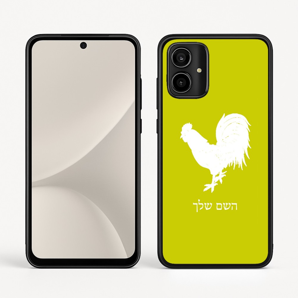 כיסוי בעיצוב אישי עם השם שלך לדגם - Motorola Moto G54 בעיצוב תרנגול