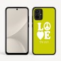 כיסוי בעיצוב אישי עם השם שלך לדגם - Motorola Moto G54 בעיצוב אהבה