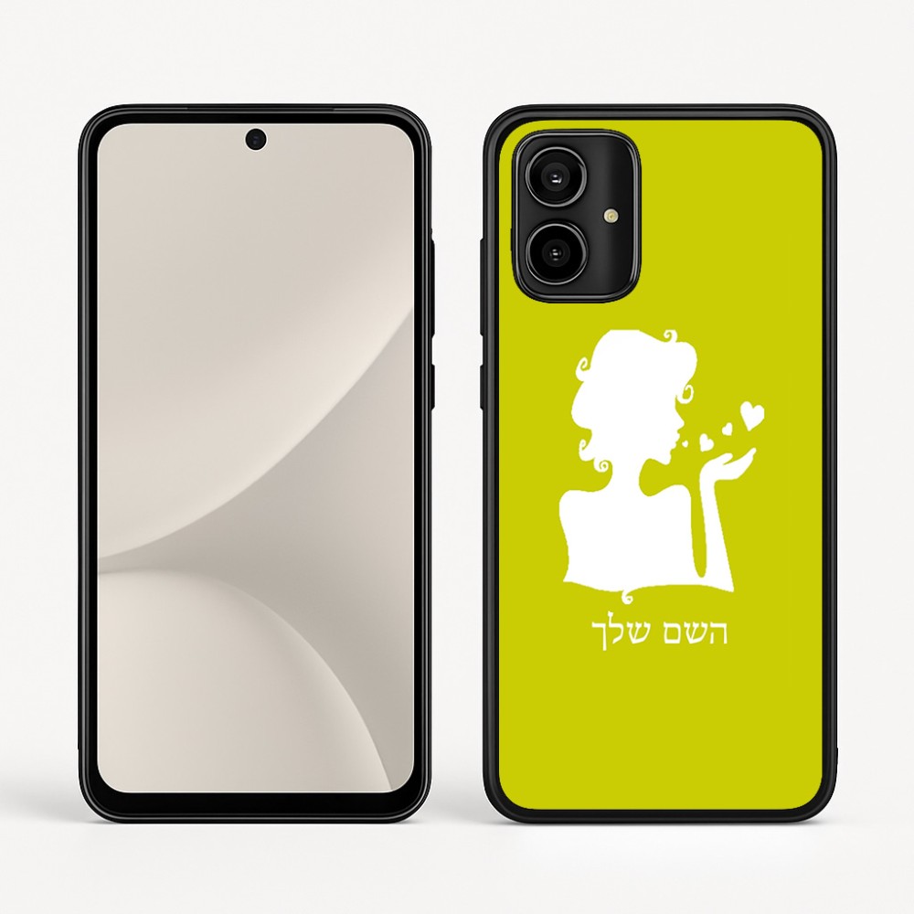 כיסוי בעיצוב אישי עם השם שלך לדגם - Motorola Moto G54 בעיצוב אהבת נשים
