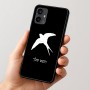 כיסוי בעיצוב אישי עם השם שלך לדגם - Motorola Moto G54 בעיצוב לבלוע