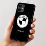 כיסוי בעיצוב אישי עם השם שלך לדגם - Motorola Moto G54 בעיצוב ב.מ.וו