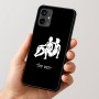 כיסוי בעיצוב אישי עם השם שלך לדגם - Motorola Moto G54 בעיצוב מזלות - תאומים