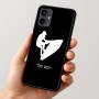 כיסוי בעיצוב אישי עם השם שלך לדגם - Motorola Moto G54 בעיצוב אופנוע ים