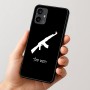 כיסוי בעיצוב אישי עם השם שלך לדגם - Motorola Moto G54 בעיצוב אק 47