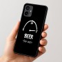 כיסוי בעיצוב אישי עם השם שלך לדגם - Motorola Moto G54 בעיצוב מיכל של בירה