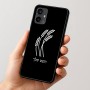 כיסוי בעיצוב אישי עם השם שלך לדגם - Motorola Moto G54 בעיצוב חיטה גלית זהב