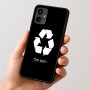 כיסוי בעיצוב אישי עם השם שלך לדגם - Motorola Moto G54 בעיצוב למחזר