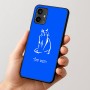 כיסוי בעיצוב אישי עם השם שלך לדגם - Motorola Moto G54 בעיצוב חתול