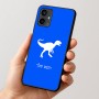 כיסוי בעיצוב אישי עם השם שלך לדגם - Motorola Moto G54 בעיצוב דינוזאור