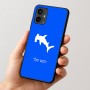 כיסוי בעיצוב אישי עם השם שלך לדגם - Motorola Moto G54 בעיצוב כריש ראש פטיש