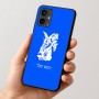 כיסוי בעיצוב אישי עם השם שלך לדגם - Motorola Moto G54 בעיצוב ארנב מחזיק גזר