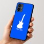 כיסוי בעיצוב אישי עם השם שלך לדגם - Motorola Moto G54 בעיצוב גיטרה