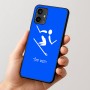כיסוי בעיצוב אישי עם השם שלך לדגם - Motorola Moto G54 בעיצוב סקי אולימפי