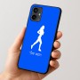 כיסוי בעיצוב אישי עם השם שלך לדגם - Motorola Moto G54 בעיצוב רץ רץ אישה