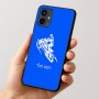 כיסוי בעיצוב אישי עם השם שלך לדגם - Motorola Moto G54 בעיצוב אופנוע שלג