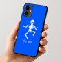 כיסוי בעיצוב אישי עם השם שלך לדגם - Motorola Moto G54 בעיצוב סקלטון