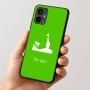 כיסוי בעיצוב אישי עם השם שלך לדגם - Motorola Moto G54 בעיצוב ג'ירפה באפריקה