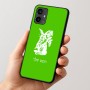 כיסוי בעיצוב אישי עם השם שלך לדגם - Motorola Moto G54 בעיצוב ארנב מחזיק גזר