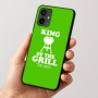 כיסוי בעיצוב אישי עם השם שלך לדגם - Motorola Moto G54 בעיצוב מלך הגריל