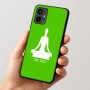 כיסוי בעיצוב אישי עם השם שלך לדגם - Motorola Moto G54 בעיצוב אימון יוגה