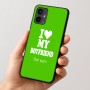 כיסוי בעיצוב אישי עם השם שלך לדגם - Motorola Moto G54 בעיצוב אוהבת את החבר שלי