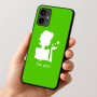 כיסוי בעיצוב אישי עם השם שלך לדגם - Motorola Moto G54 בעיצוב אהבת נשים