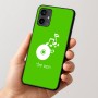 כיסוי בעיצוב אישי עם השם שלך לדגם - Motorola Moto G54 בעיצוב תקליטור - אזור מוזיקה