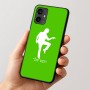 כיסוי בעיצוב אישי עם השם שלך לדגם - Motorola Moto G54 בעיצוב רקדן