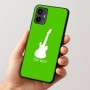 כיסוי בעיצוב אישי עם השם שלך לדגם - Motorola Moto G54 בעיצוב גיטרה