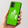 כיסוי בעיצוב אישי עם השם שלך לדגם - Motorola Moto G54 בעיצוב רוכב סוסים