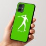 כיסוי בעיצוב אישי עם השם שלך לדגם - Motorola Moto G54 בעיצוב זורק כידון