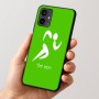 כיסוי בעיצוב אישי עם השם שלך לדגם - Motorola Moto G54 בעיצוב רצים אולימפיים
