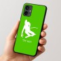 כיסוי בעיצוב אישי עם השם שלך לדגם - Motorola Moto G54 בעיצוב סקי