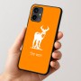 כיסוי בעיצוב אישי עם השם שלך לדגם - Motorola Moto G54 בעיצוב צבי