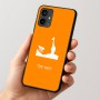 כיסוי בעיצוב אישי עם השם שלך לדגם - Motorola Moto G54 בעיצוב ג'ירפה באפריקה