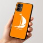 כיסוי בעיצוב אישי עם השם שלך לדגם - Motorola Moto G54 בעיצוב סירה