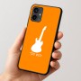 כיסוי בעיצוב אישי עם השם שלך לדגם - Motorola Moto G54 בעיצוב גיטרה